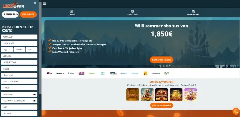Germany - locowin login